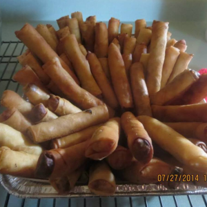 Lumpiang Turon (Saging Saba + Langka)