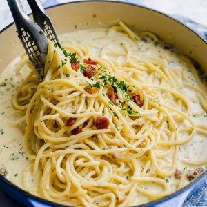 Creamy Carbonara Spaghetti
